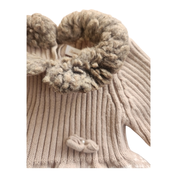 Tommy Bahama Aspen Fair Isle Ribbed Sweater Dress Christmas Girl 24 Months - Picture 2 of 8